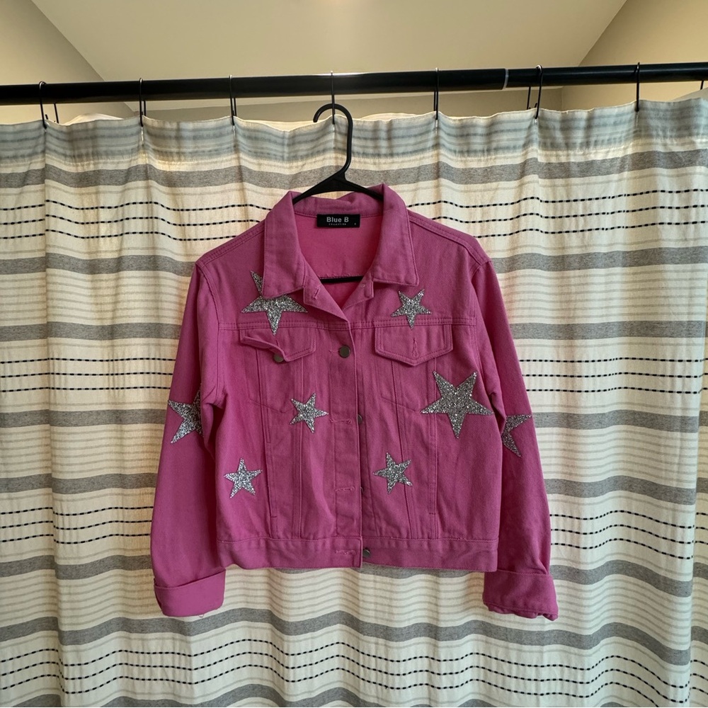 Taylor swift star jean jacket